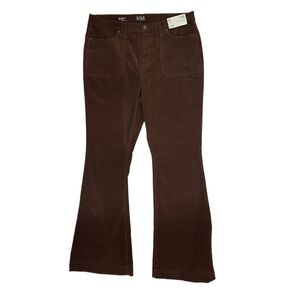 A.N.A Brown Corduroy Flare Jeans - Size 12